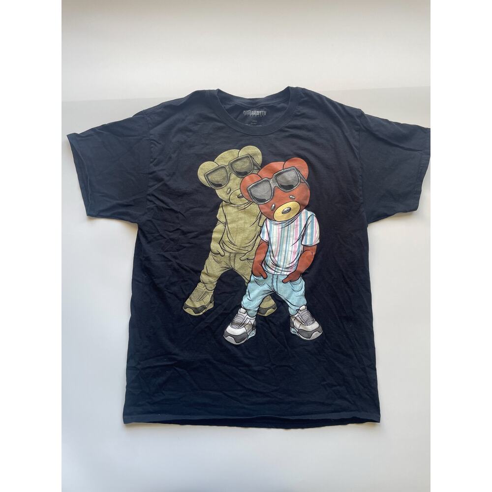 Hard Ten Black Bear T-shirt Size Youth Large
